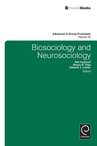 Cover image for Biosociology and Neurosociology