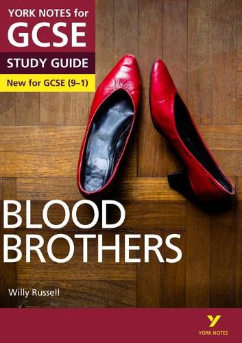 Cover image for Blood Brothers STUDY GUIDE: York Notes for GCSE (9-1): - everything you need to catch up, study and prepare for 2022 and 2023 assessments and exams