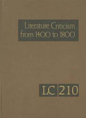 Cover image for Literature Criticism from 1400 to 1800