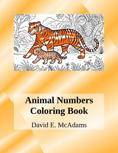 Cover image for Animal Numbers Coloring Book