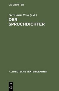 Cover image for Gedichte: Teil 1: Der Spruchdichter