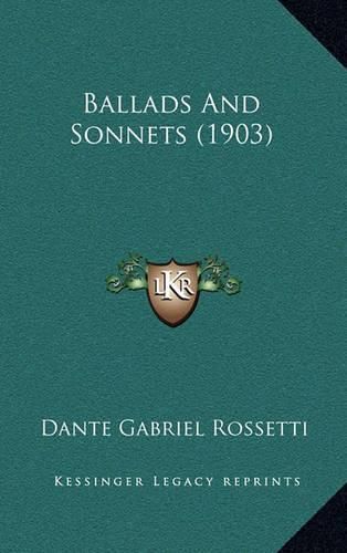 Cover image for Ballads and Sonnets (1903)