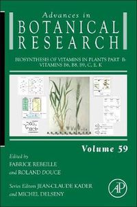 Cover image for Biosynthesis of Vitamins in Plants Part B: Vitamins B6, B8, B9, C, E, K