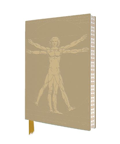 Cover image for Da Vinci: Vitruvian Man Artisan Art Notebook (Flame Tree Journals)