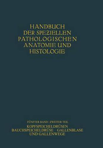 Cover image for Kopfspeicheldrusen. Bauchspeicheldruse. Gallenblase Und Gallenwege