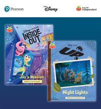 Cover image for Pearson Bug Club Disney Year 2 Pack F, including White and Lime book band readers; Inside Out: Joy's Mission, Up! Night Lights