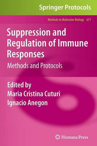 Cover image for Suppression and Regulation of Immune Responses: Methods and Protocols