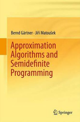 Cover image for Approximation Algorithms and Semidefinite Programming