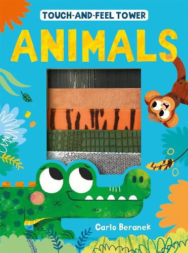 Cover image for Touch-and-feel Tower Animals
