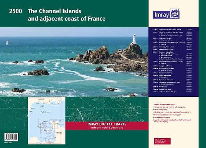 Cover image for Imray 2500 Chart Pack: The Channel Islands and adjacent coast of France