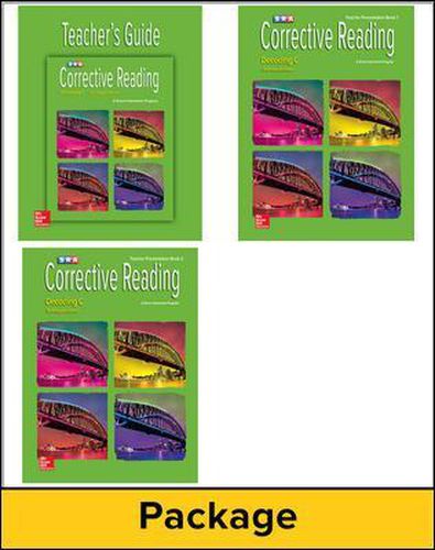 Cover image for Corrective Reading Decoding Level C, Teacher Materials Package