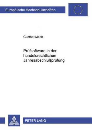 Cover image for Pruefsoftware in Der Handelsrechtlichen Jahresabschlusspruefung