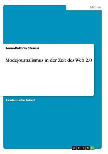 Cover image for Modejournalismus in der Zeit des Web 2.0