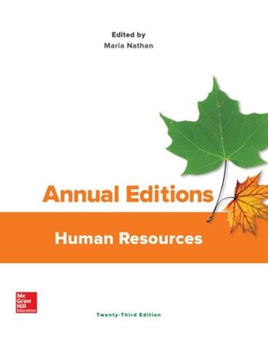 Cover image for Annual Editions: Human Resources