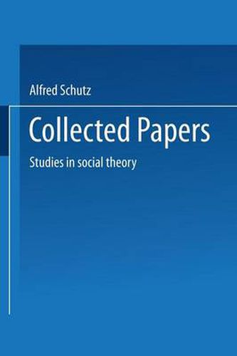 Cover image for Collected Papers: Studies in social theory