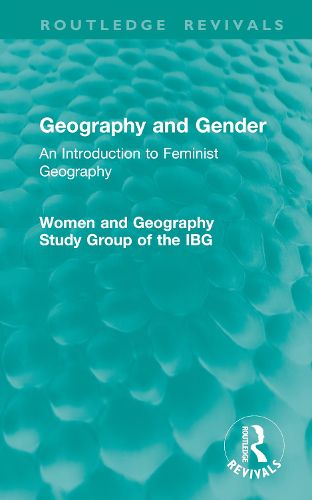 Cover image for Geography and Gender