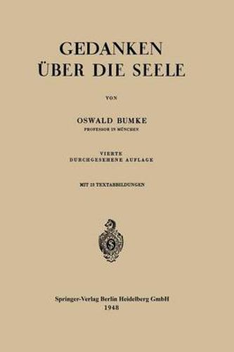 Gedanken UEber Die Seele