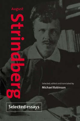 Cover image for August Strindberg: Selected Essays