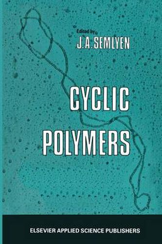 Cover image for Cyclic Polymers