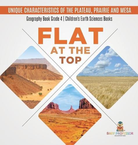 Cover image for Flat at the Top: Unique Characteristics of the Plateau, Prairie and Mesa Geography Book Grade 4 Children's Earth Sciences Books