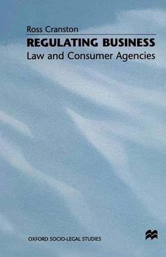 Cover image for Regulating Business: Law and Consumer Agencies