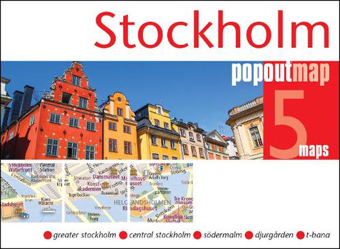 Cover image for Stockholm PopOut Map - pocket-size, pop up map of Stockholm city centre