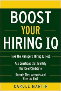Cover image for Boost Your Hiring I.Q.