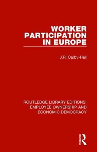 Cover image for Worker Participation in Europe