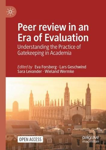 Cover image for Peer review in an Era of Evaluation