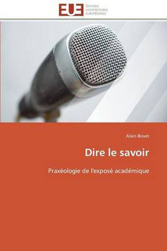 Cover image for Dire Le Savoir