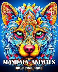 Cover image for Mandala Animals Coloring Book