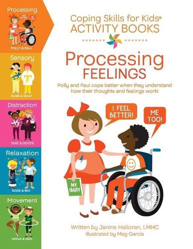 Cover image for Coping Skills for Kids Activity Books: Processing Feelings