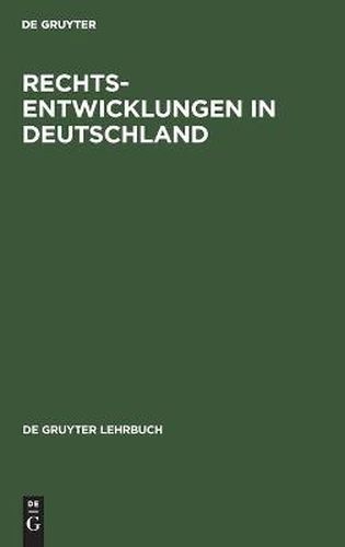 Cover image for Rechtsentwicklungen in Deutschland