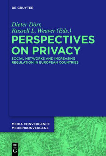 Cover image for Perspectives on Privacy: Increasing Regulation in the USA, Canada, Australia and European Countries