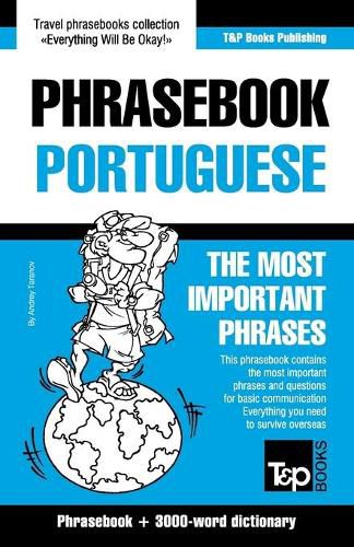 Cover image for English-Portuguese phrasebook and 3000-word topical vocabulary