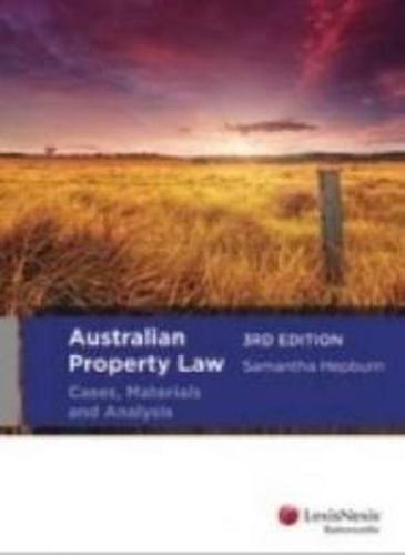 Cover image for Australian Property Law: Cases, Materials and Analysis