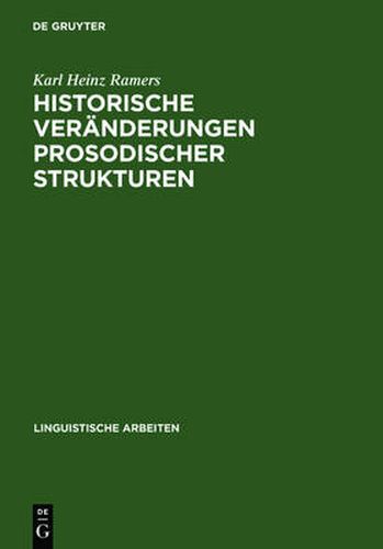 Cover image for Historische Veranderungen prosodischer Strukturen