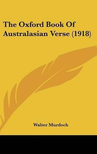 Cover image for The Oxford Book of Australasian Verse (1918)