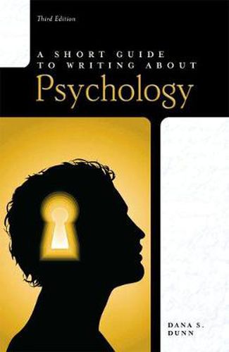 Cover image for Short Guide to Writing About Psychology, A