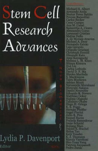 Cover image for Stem Cell Research Advances