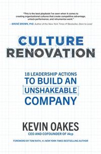 Cover image for Culture Renovation: 18 Leadership Actions to Build an Unshakeable Company