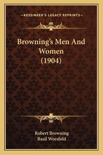 Cover image for Browning's Men and Women (1904)