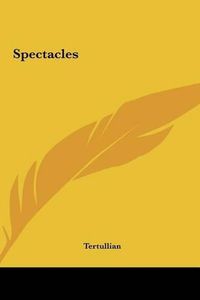 Cover image for Spectacles