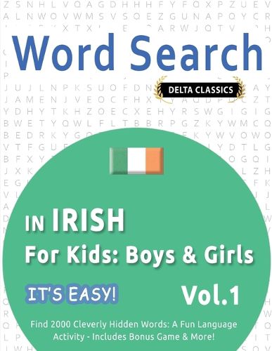 Cover image for Word Search in Irish for Kids