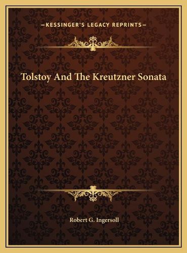 Cover image for Tolstoy and the Kreutzner Sonata