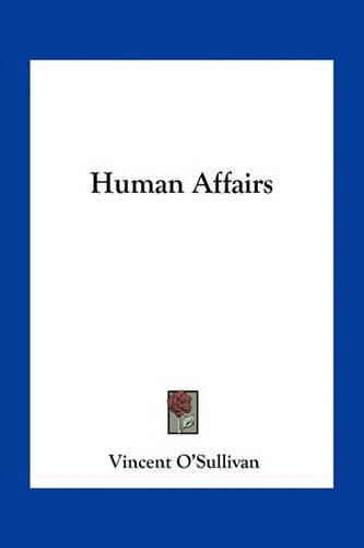 Cover image for Human Affairs