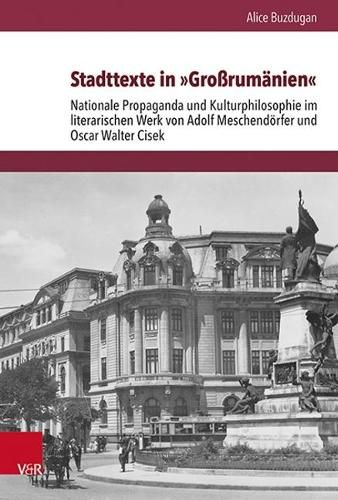 Cover image for Stadttexte in  Grossrumanien: Nationale Propaganda und Kulturphilosophie im literarischen Werk von Adolf Meschendoerfer und Oscar Walter Cisek