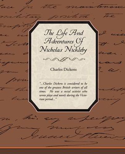 Cover image for The Life and Adventures of Nicholas Nickleby