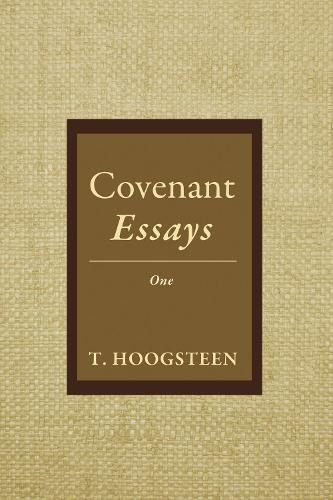 Cover image for Covenant Essays: One