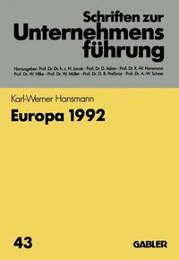 Cover image for Europa 1992